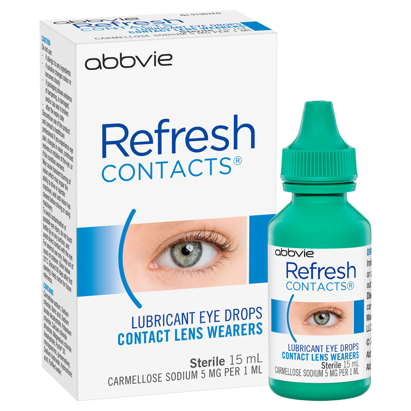 Refresh Contacts Lubricant Eye Drops 15ml