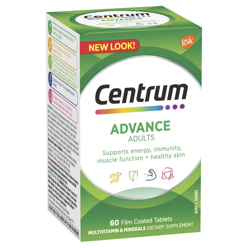 Centrum Advance Adults 60 Tablets