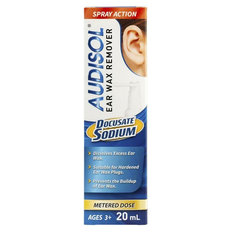 Audisol Ear Wax Remover Spray 20ml