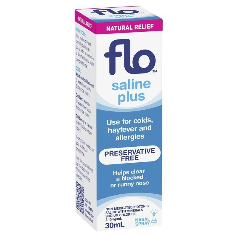 Flo Saline Plus Nasal Spray 30ml