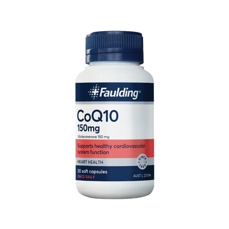 Faulding CoQ10 150mg 30 Capsules