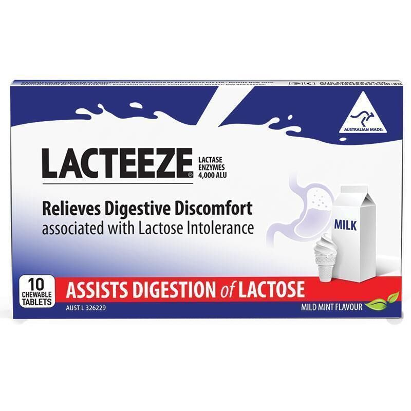 Lacteeze 10 Chewable Tablets