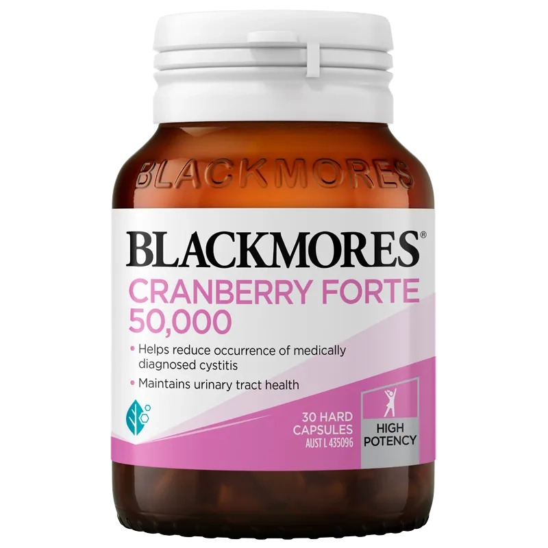 Blackmores Cranberry Forte 50,000mg 30 Capsules