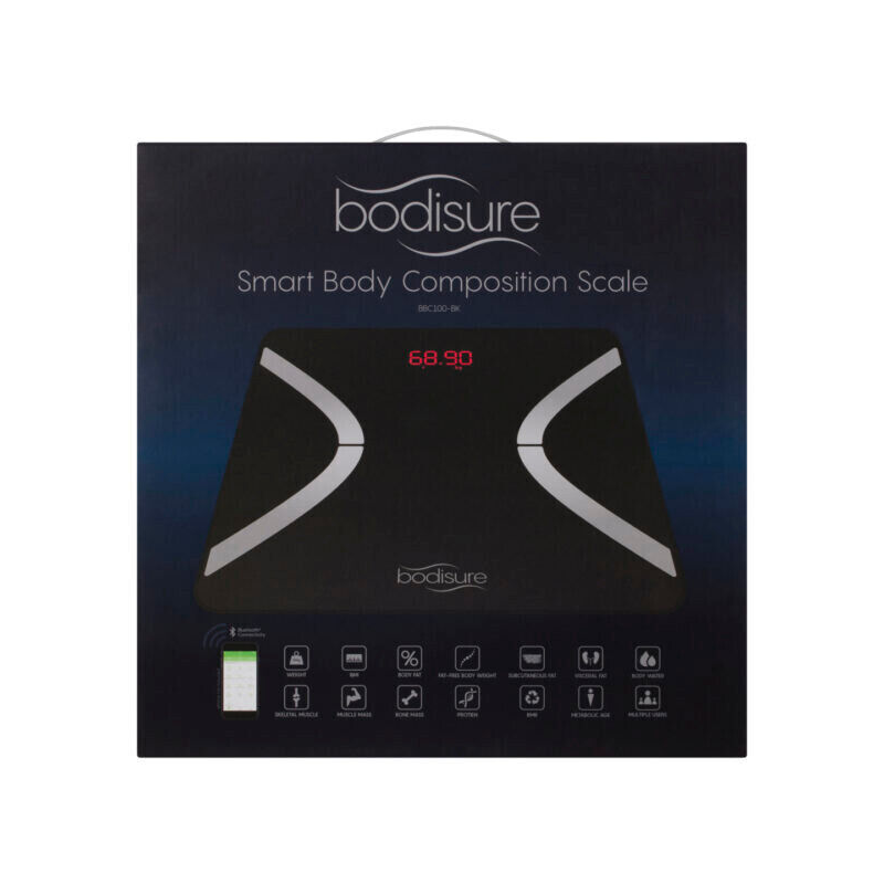 Bodisure Smart Body Composition Scale BBC100-BK --- Black