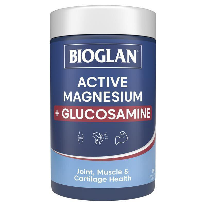 Bioglan Active Magnesium + Glucosamine 180 Tablets
