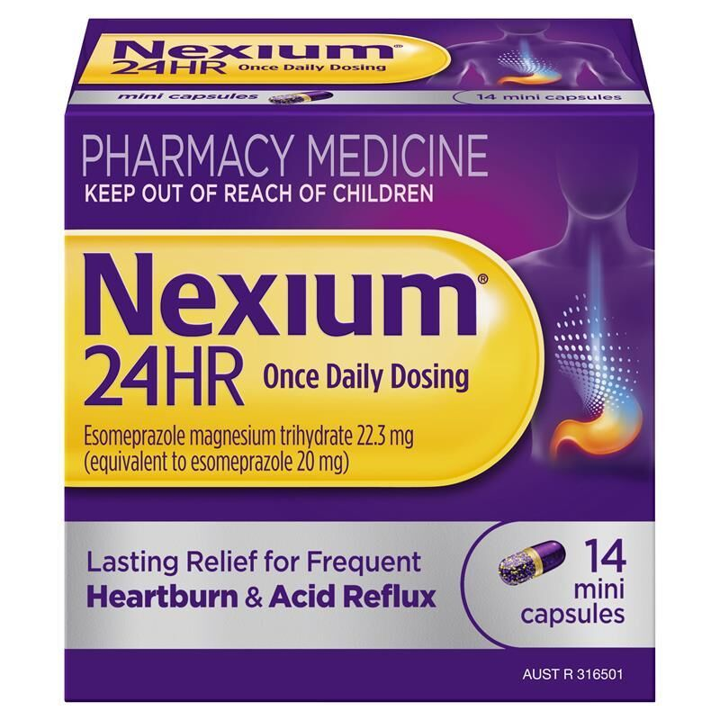 Nexium 24HR 20mg 14 Mini Capsules