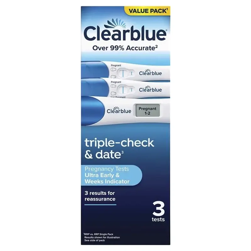 Clearblue Combo Pack Pregnancy Test - 3 Tests