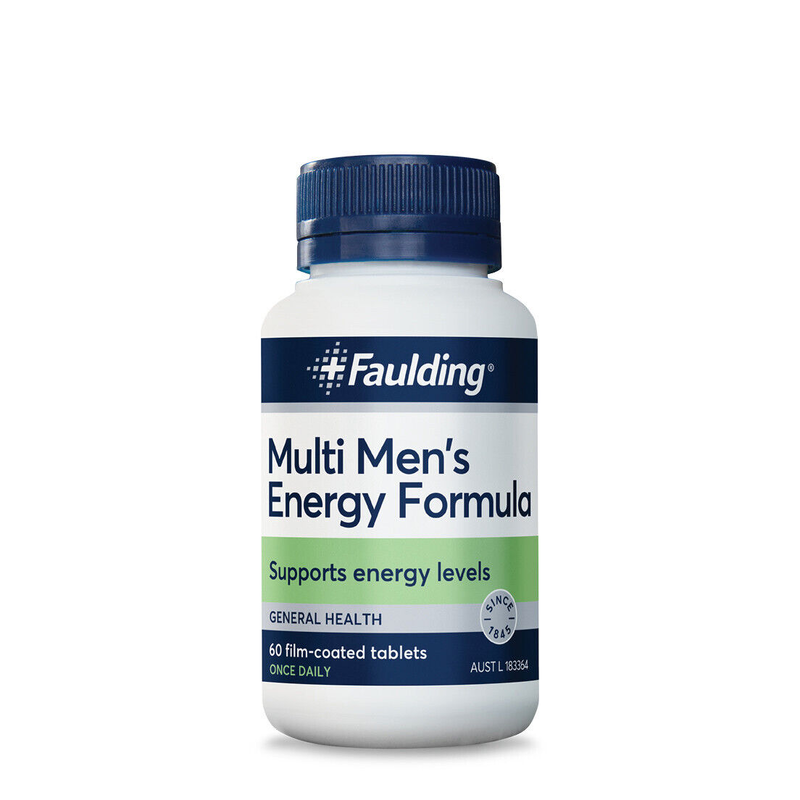 Faulding Multi Mens Energy Formula 60 Tablets