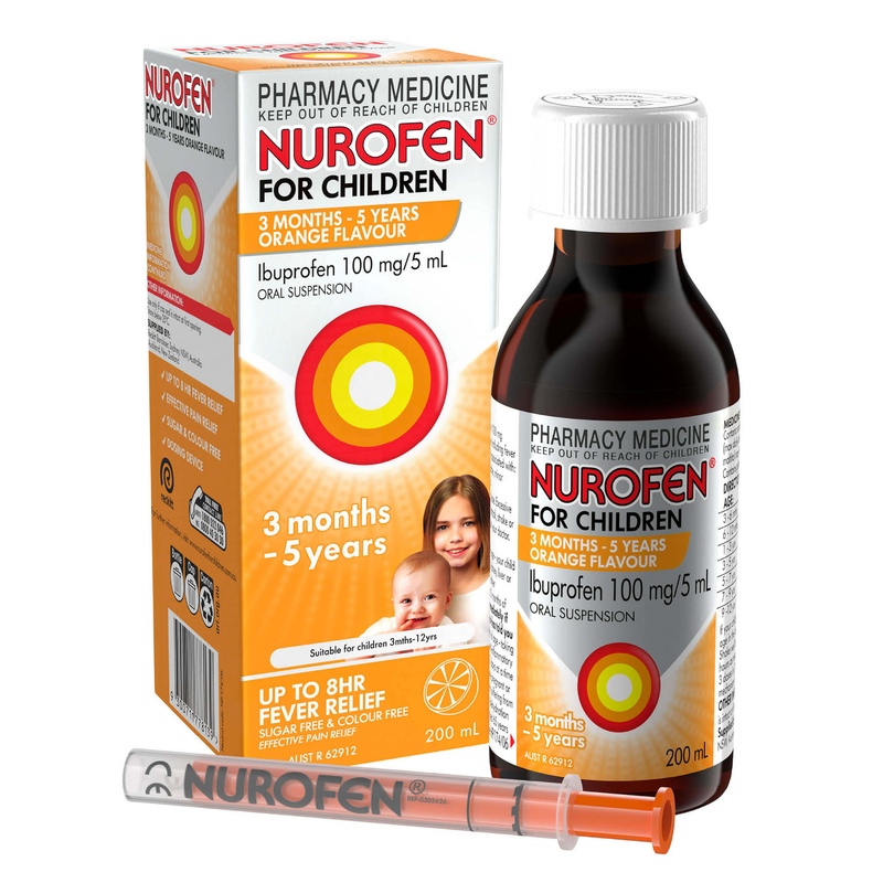 Nurofen For Children 3 Months - 5 Years Orange 200ml