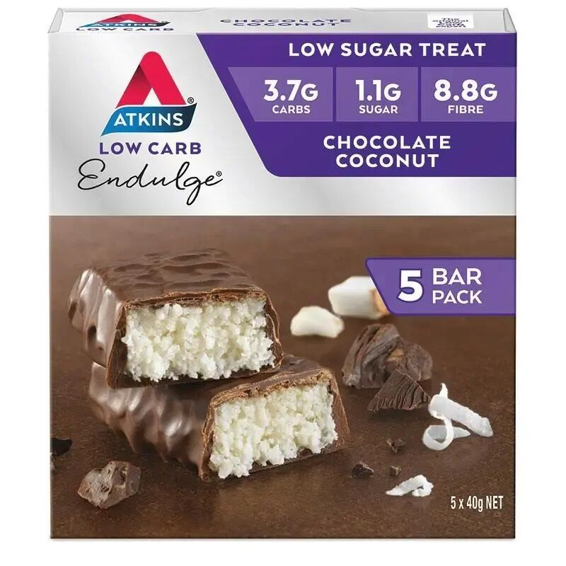 Atkins Low Carb Endulge 5 Bar Pack Chocolate Coconut
