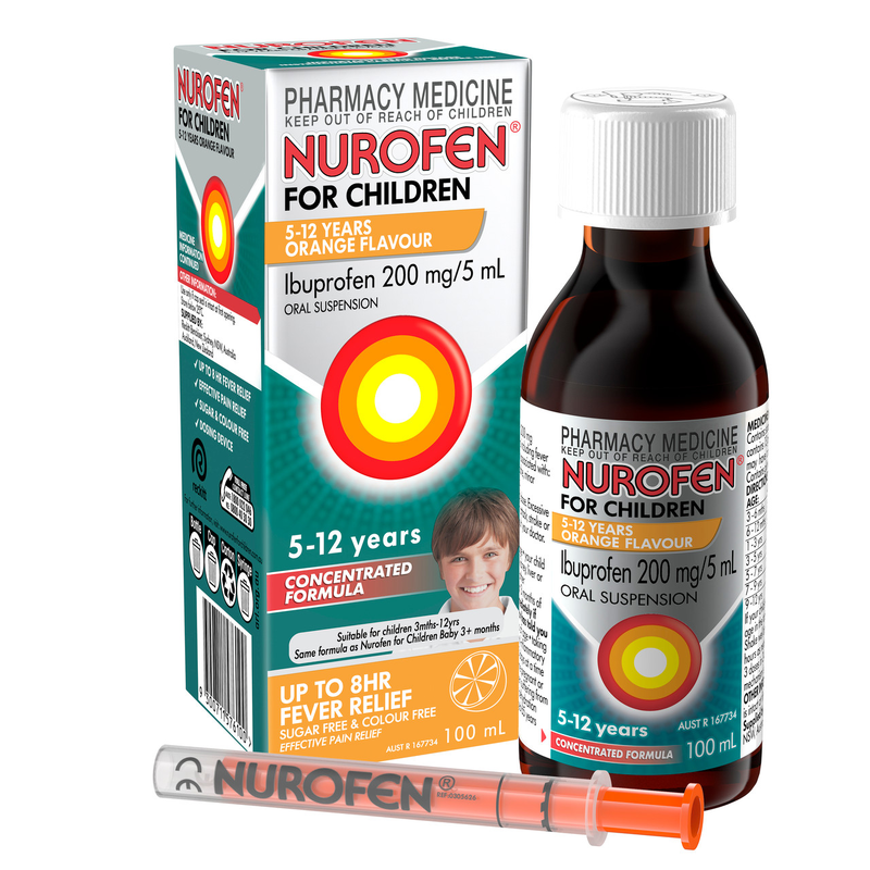 Nurofen For Children 5 - 12 Years Orange 100ml