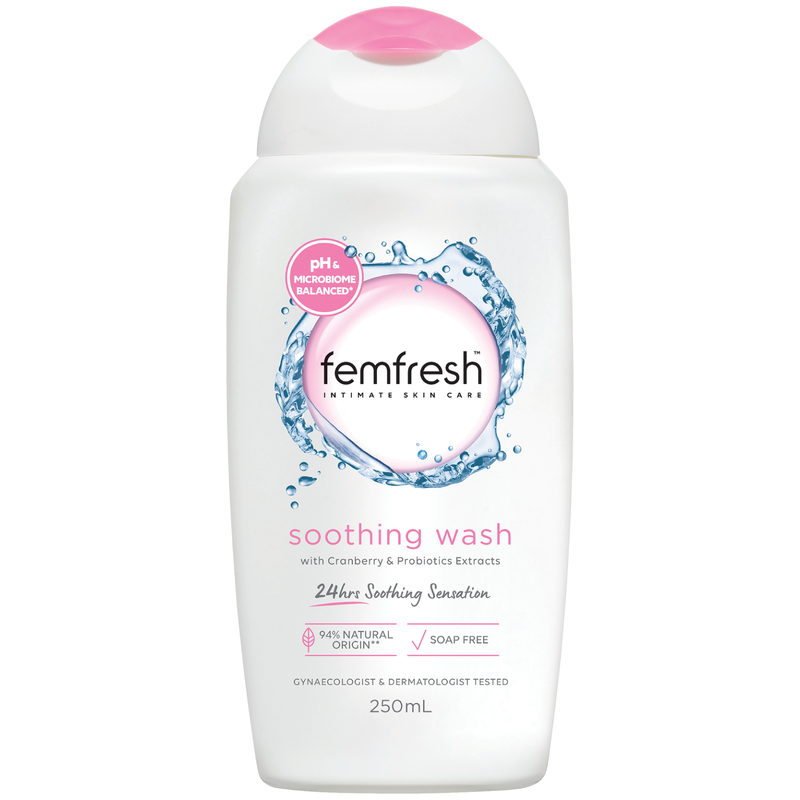 Femfresh Soothing Wash With Cranberry & Probiotics Extracts 250ml