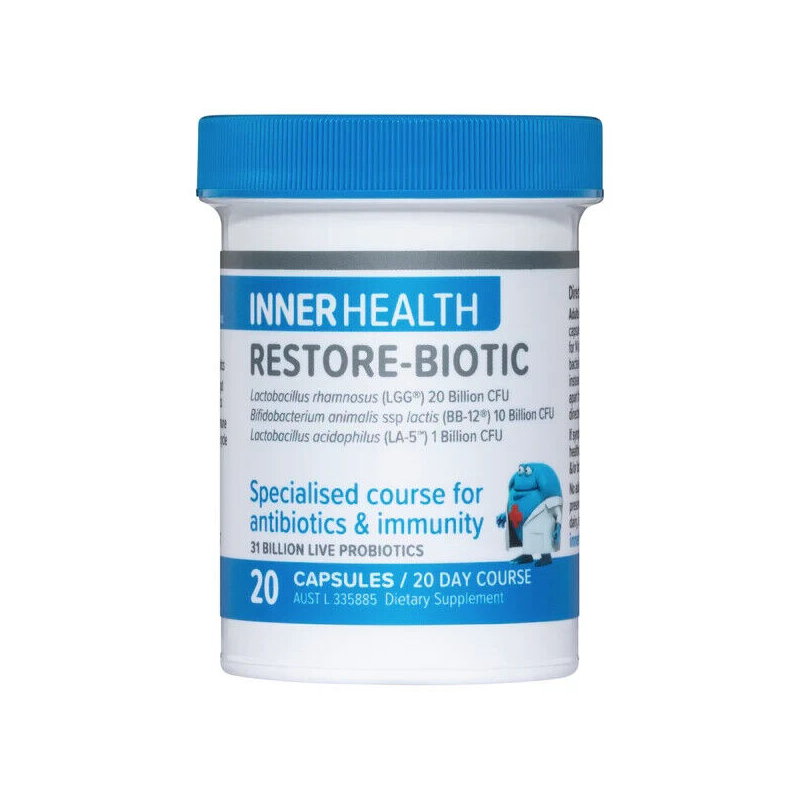 Inner Health Restore-Biotic Probiotic 20 Capsules