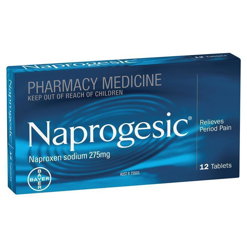 Naprogesic 275mg 12 Tablets
