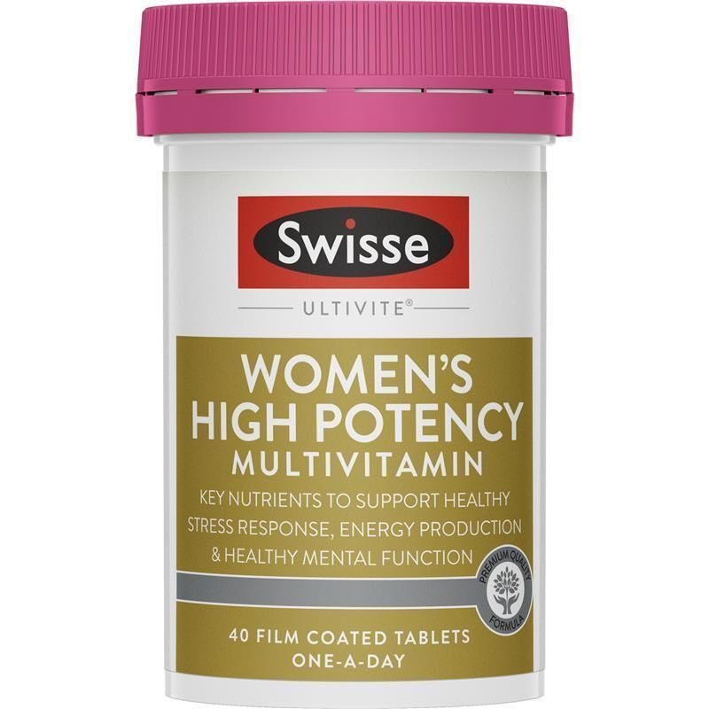 Swisse Ultivite Women's High Potency Multivitamin 40 Tablets