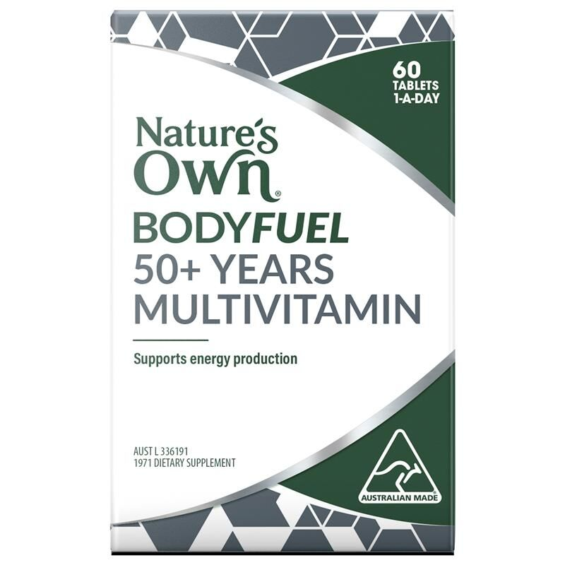 Nature's Own Bodyfuel 50+ Years Multivitamin 60 Tablets