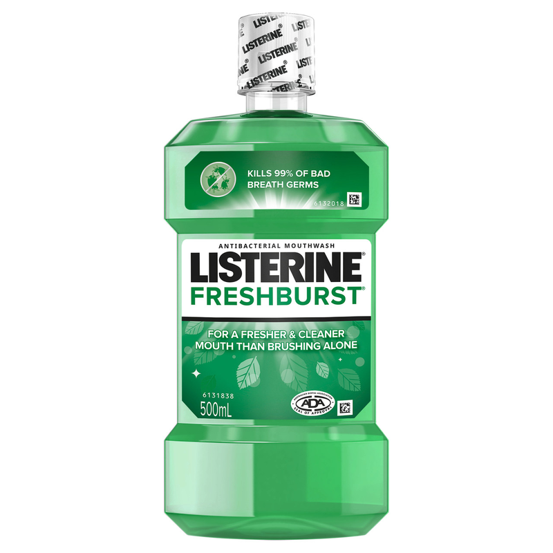 Listerine Freshburst Antibacterial Mouthwash 500ml