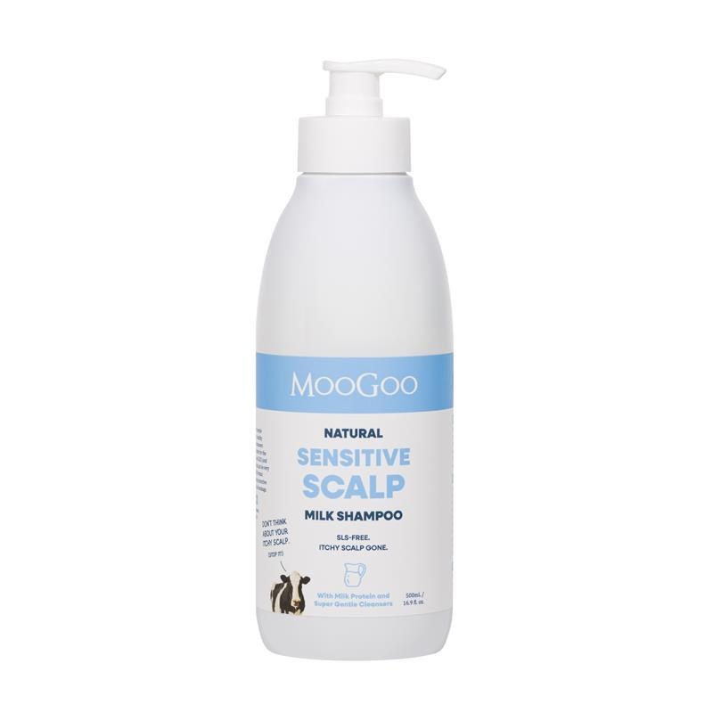 MooGoo Natural Sensitive Scalp Milk Shampoo 500ml