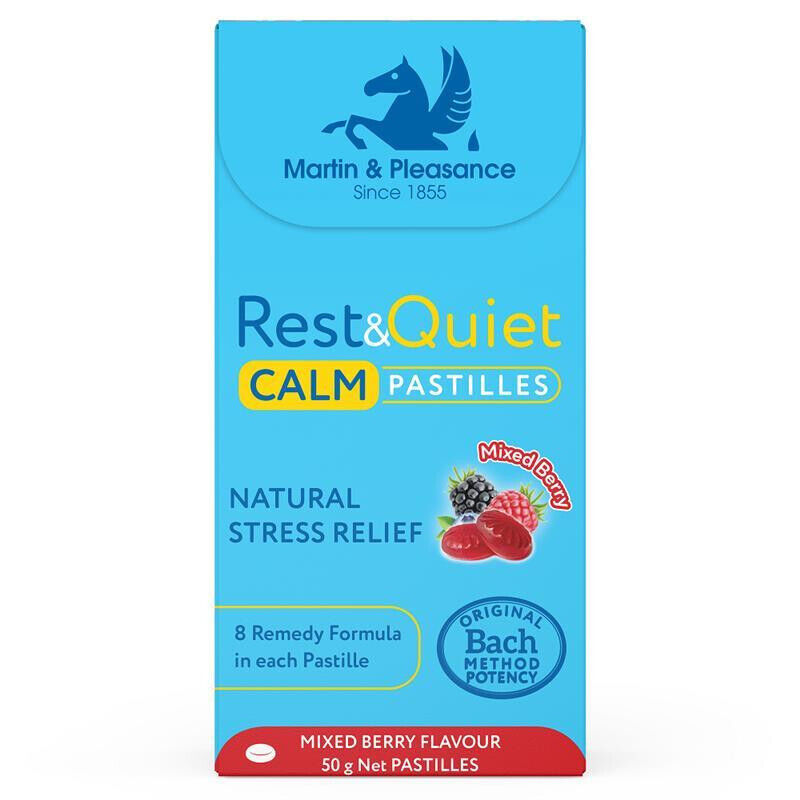 Rest & Quiet Calm Pastilles Mixed Berry Flavour 50g