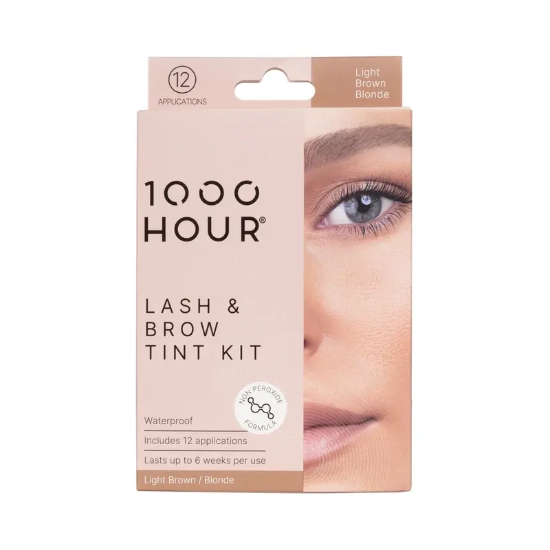1000 Hour Lash & Brow Tint Kit - Light Brown / Blonde