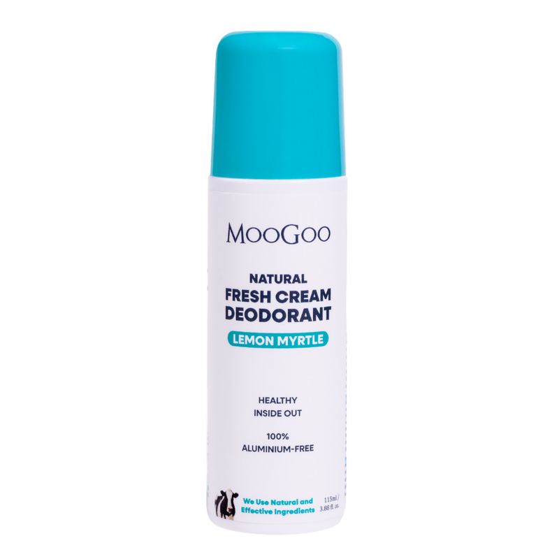 MooGoo Natural Fresh Cream Deodorant Lemon Myrtle 115ml