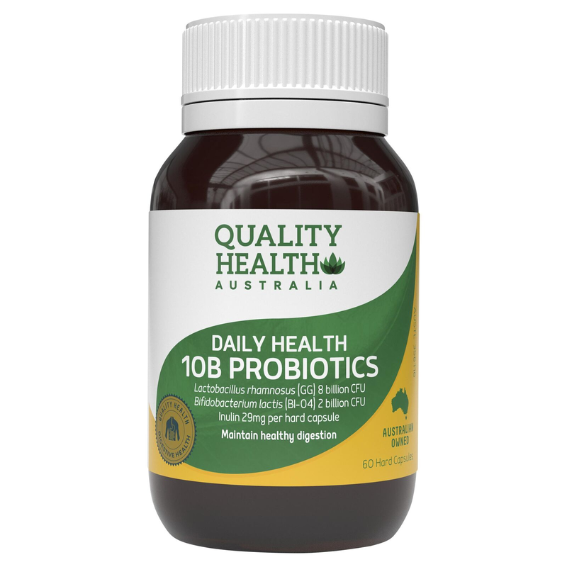 Quality Health Daily Digestion 10B Probiotics 60 Capsules