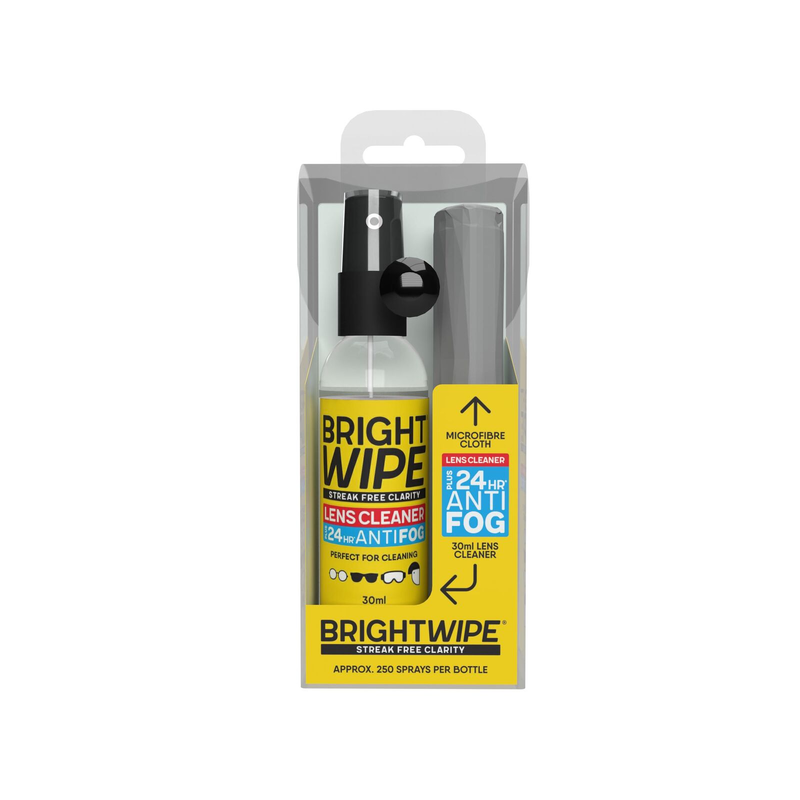 Bright Wipe Antifog Lens Cleaner Kit 30ml