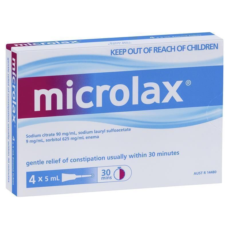 Microlaxx Enemas 4 X 5ml 