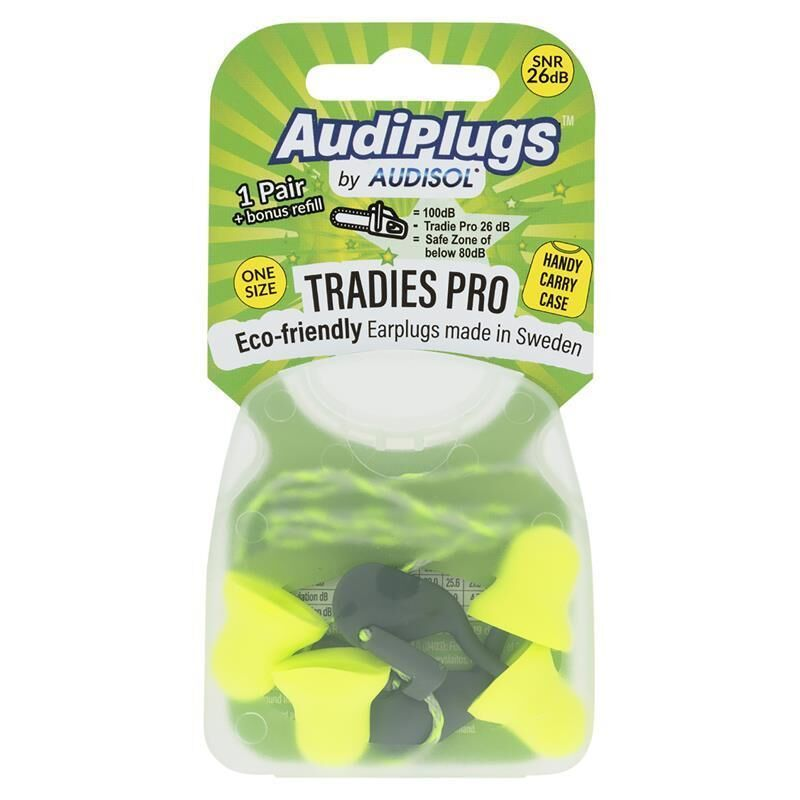 Audiplugs Tradies Pro Ear Plugs (1 Pair)