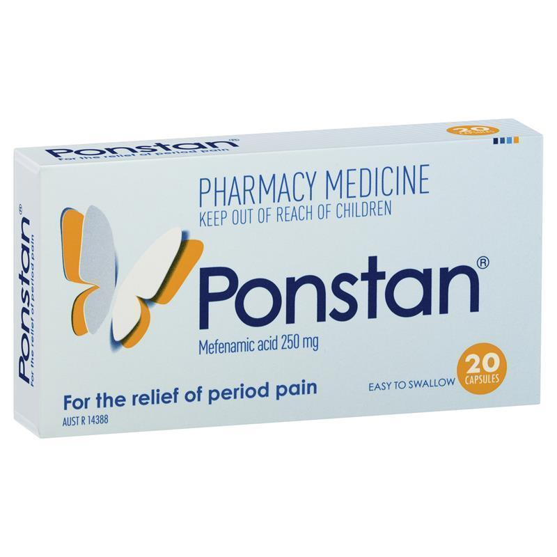 Ponstan 250mg 20 Capsules