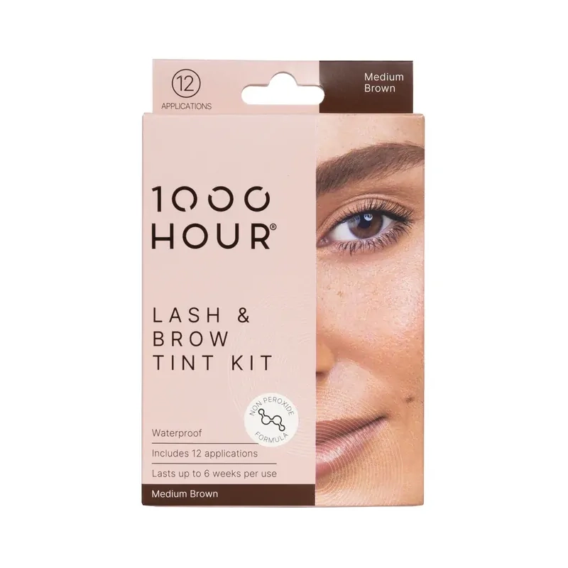 1000 Hour Lash & Brow Tint Kit - Medium Brown