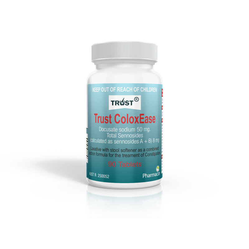 Trust Colox Ease 90 Tablets Same as Coloxyl with Senna
