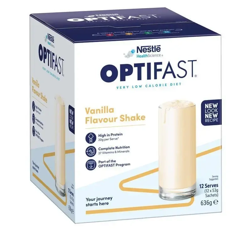 Optifast VLCD Shake Vanilla 12 x 53g Sachets