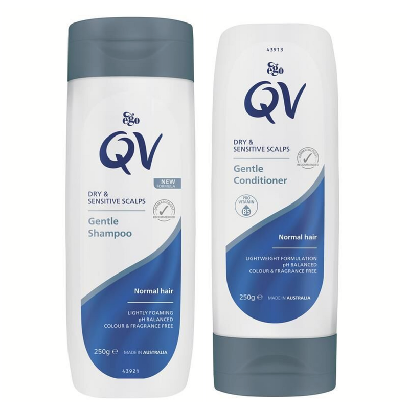 Ego Qv Gentle Shampoo 250g + Ego Qv Gentle Conditioner 250g