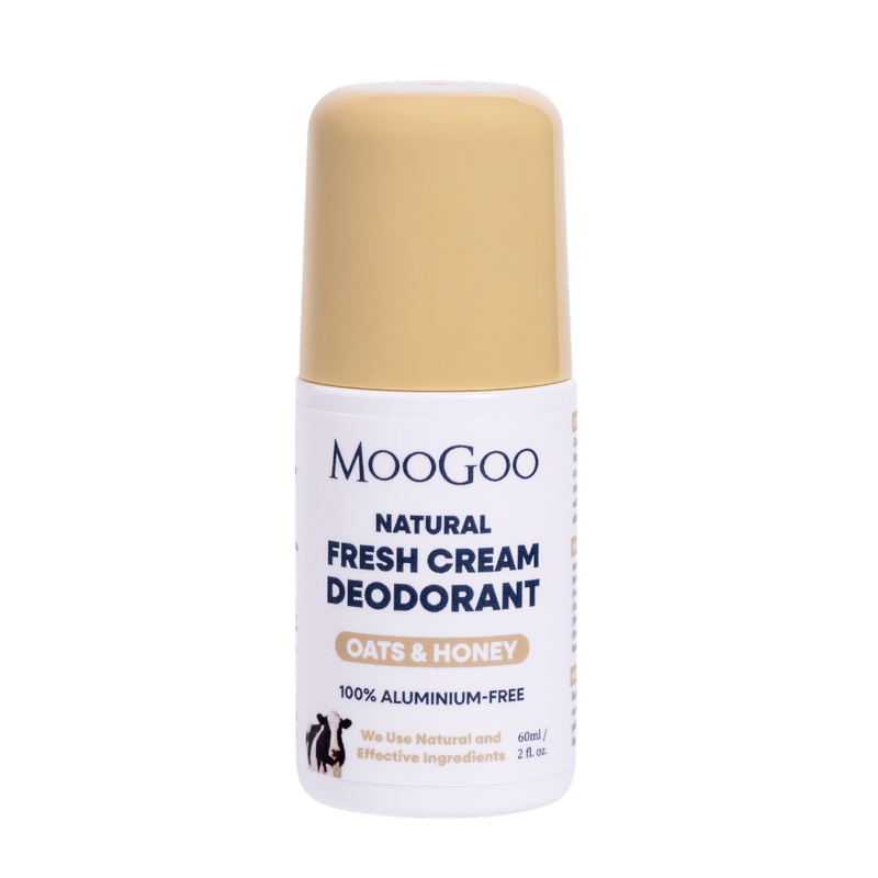 MooGoo Natural Fresh Cream Deodorant Oats & Honey 60ml