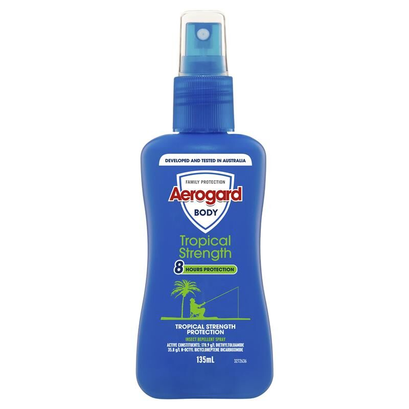 Aerogard Tropical Strength Insect Repellent Pump 135ml
