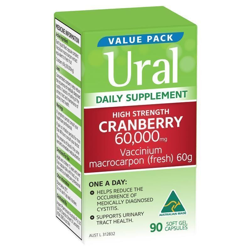 Ural High Strength Cranberry 90 Capsules