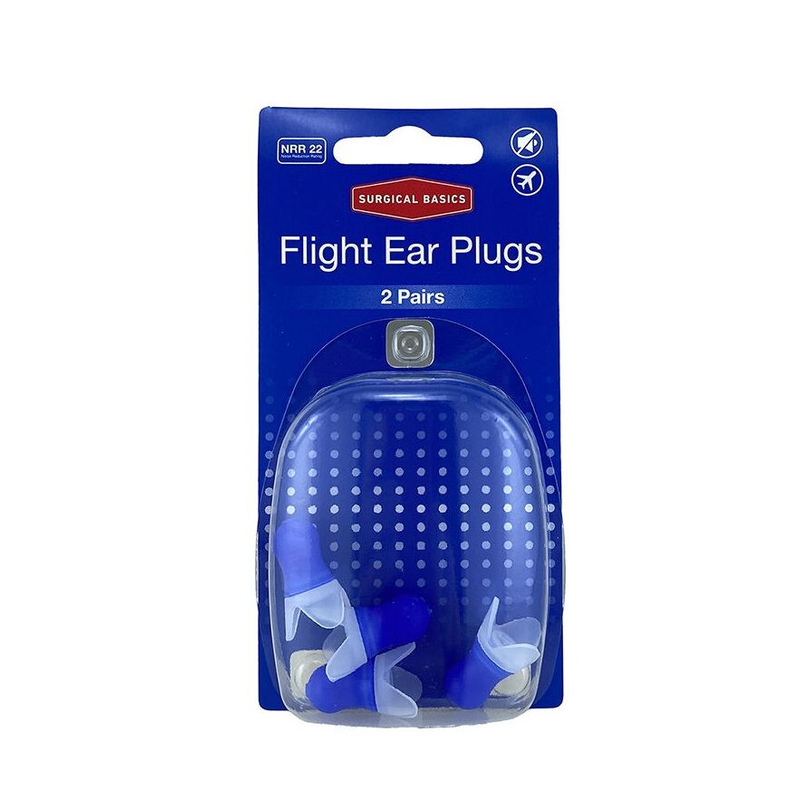 Surgical Basics Flight Ear Plugs NRR 22 (2 Pairs)