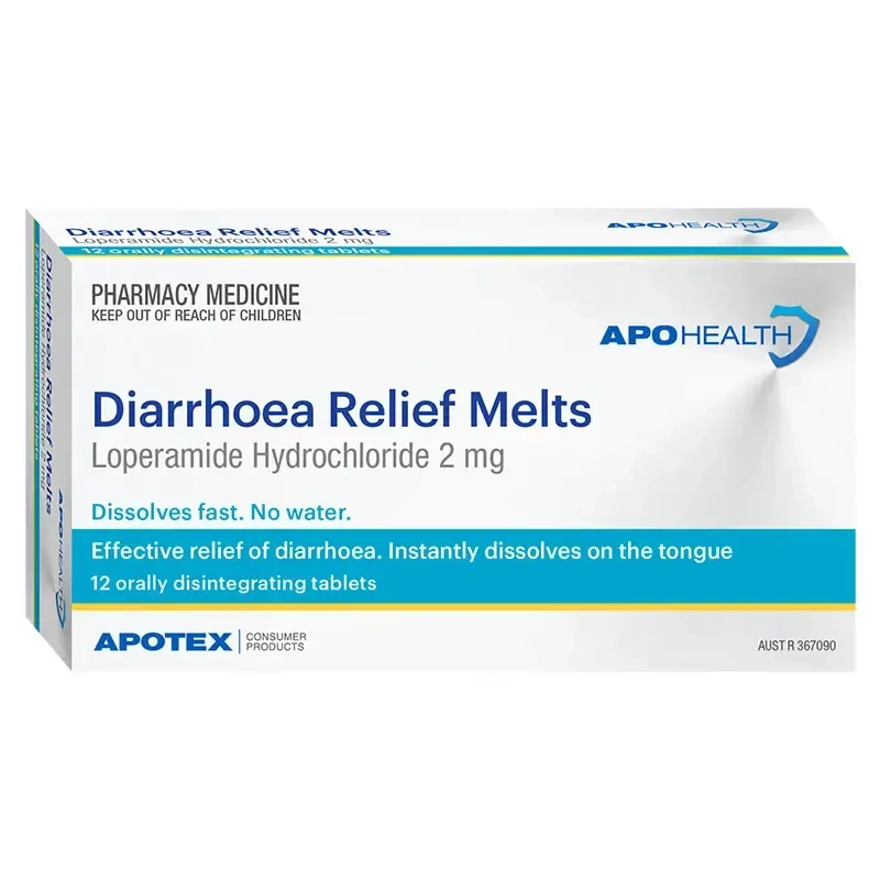 APH Diarrhoea Relief Melts 12 Tablets