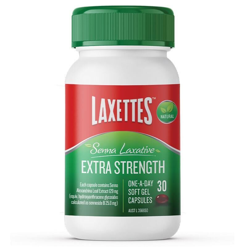 Laxettes Senna Extra Strength 30 Soft Gel Capsules