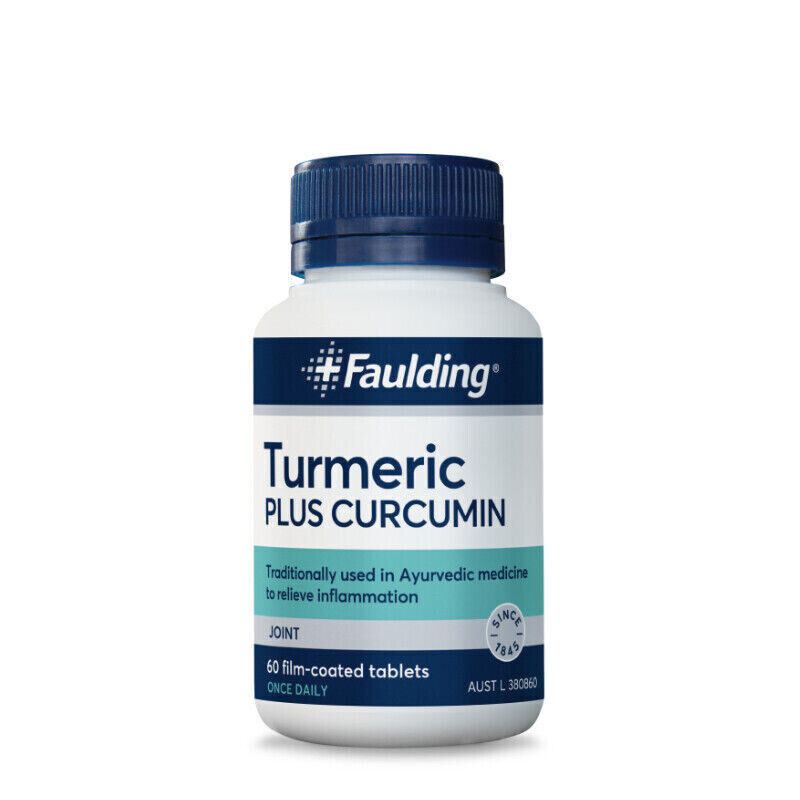 Faulding Turmeric Plus Curcumin 60 Tablets