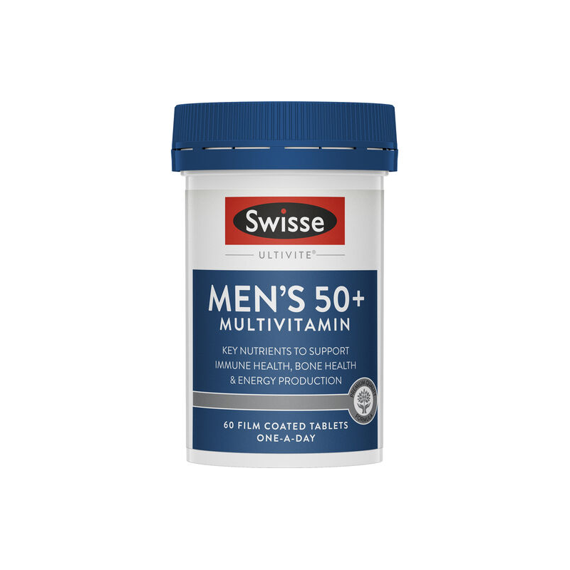 Swisse Ultivite Men's 50+ Multivitamin 60 Tablets