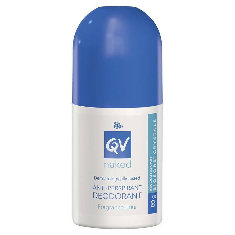 Ego QV Naked Anti-Perspirant Deodorant Roll On 80g