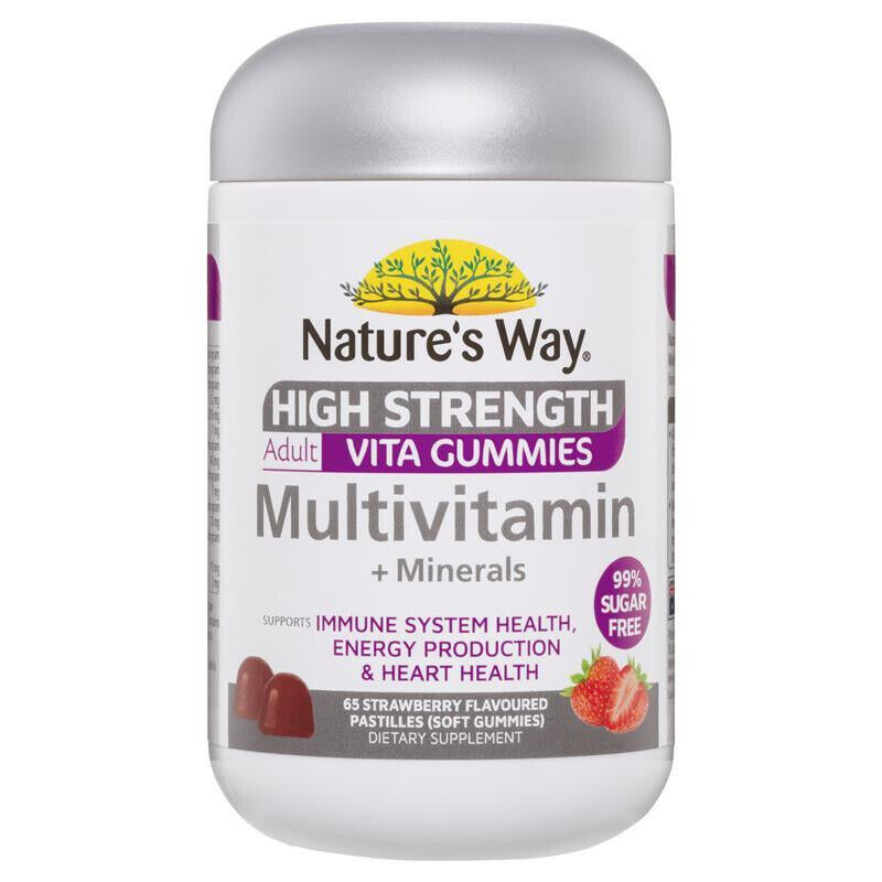 Nature's Way High Strength Adult Vita Gummies Multivitamin + Minerals 65s