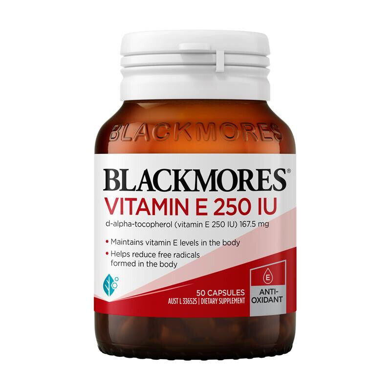Blackmores Vitamin E 250 IU 50 Capsules