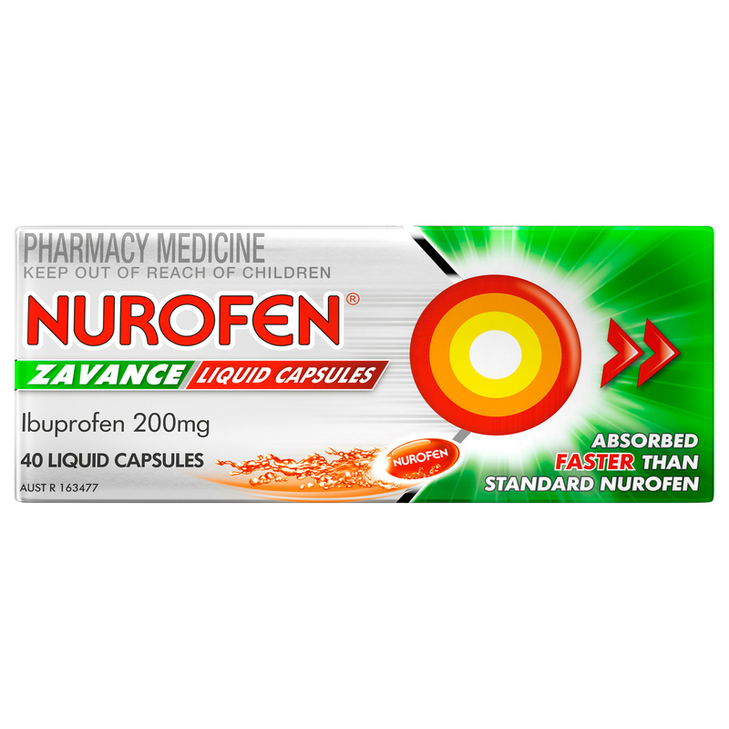 Nurofen Zavance 40 Liquid Capsules
