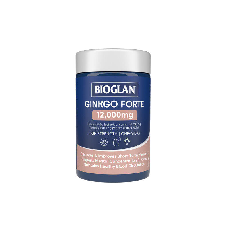 Bioglan Ginkgo Forte 12,000mg 60 Tablets