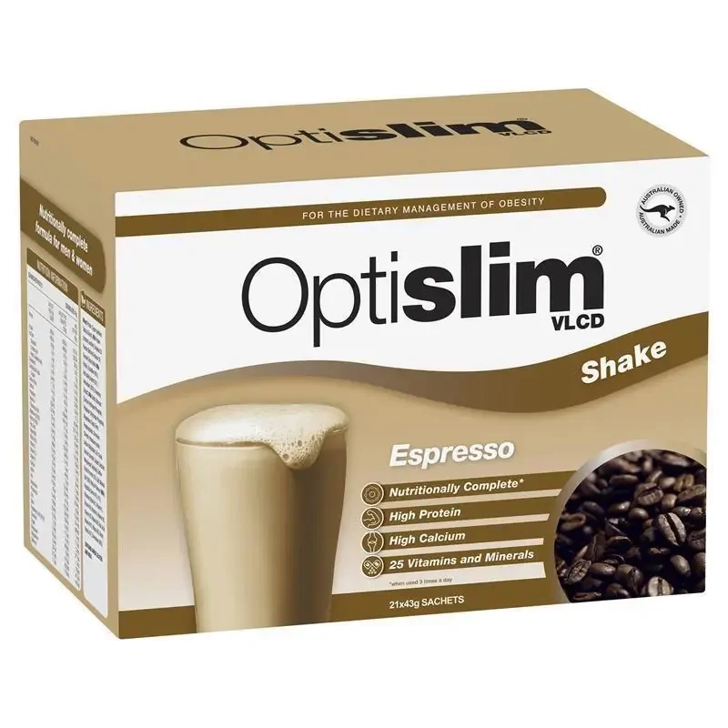 Optislim VLCD Shake Espresso 21 x 43g Sachets