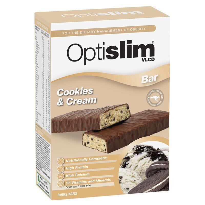 Optislim VLCD 5 Bar Pack Cookies and Cream
