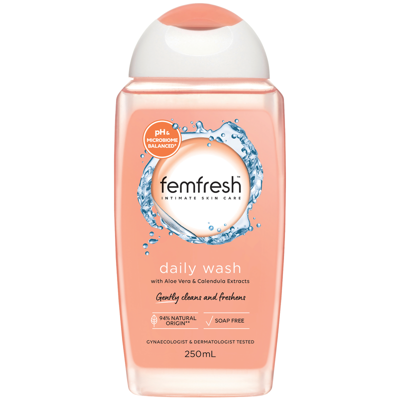 Femfresh Daily Wash With Aloe Vera & Calendula Extracts 250ml